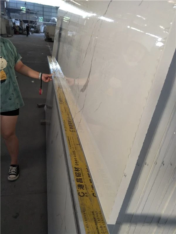 white arabescato quartz vanity top