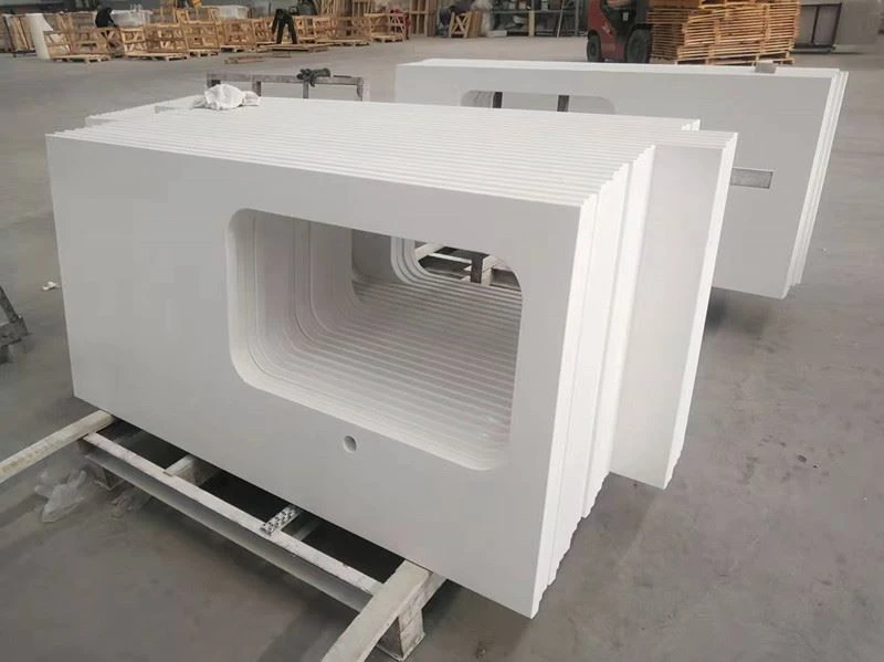 elegant white quartz countertops solid surface
