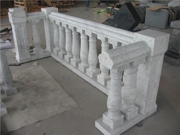 carrara marble balusters for stairs