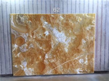 Płyty z żółtego onyksu