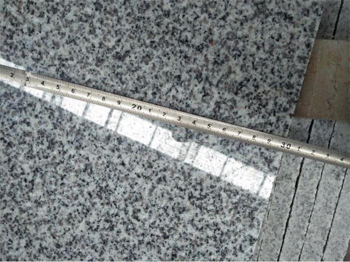 Luna white granite tiles projects