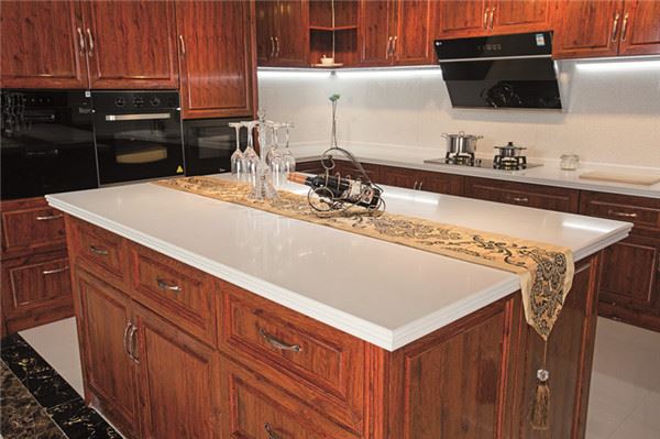 pure white quartz for countertop
