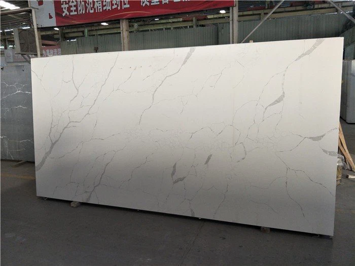 quartz calacatta laza white stone