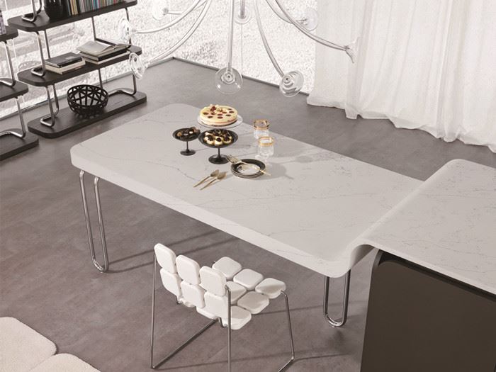 Carrara grey  quartz for vanity