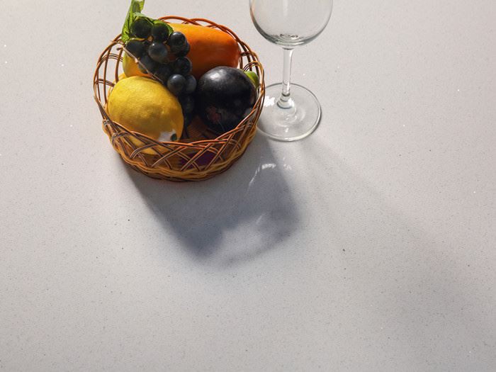 crystal polar  white quartz vanity top