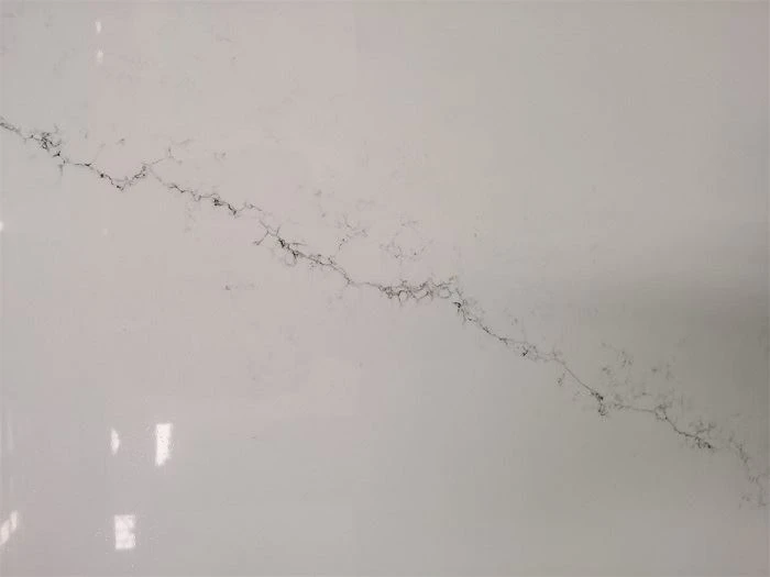 white quartz solid surface for bathroom