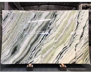 Zielona marmurowa płytka podłogowa