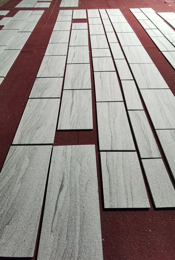 Bush Hammered Granite Paver