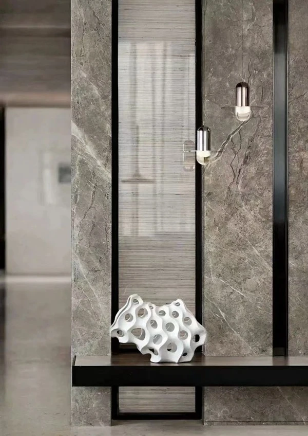 Grey marble Bathroom Wall Tile