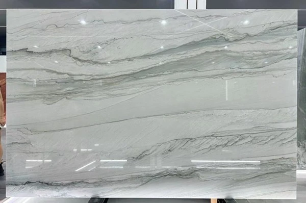 Infinity White Quartzite slab