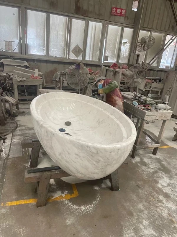 marble stone bathtub