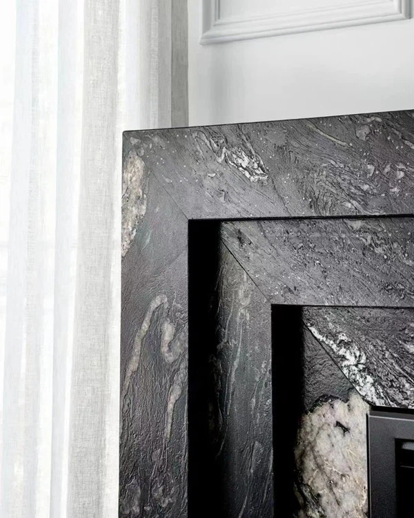 Matrix Titanium Granite fireplace