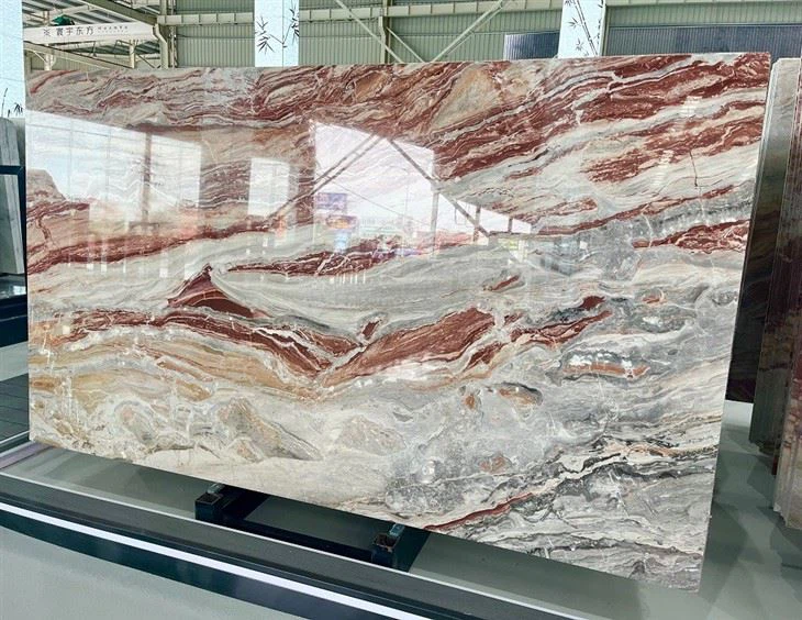 polished Monica Red Marble